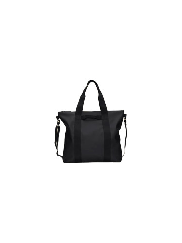 Rains Tote Bag Black Unisex - Раници и чанти Rains - Черен - 14150-01-One-size - Size: One size
