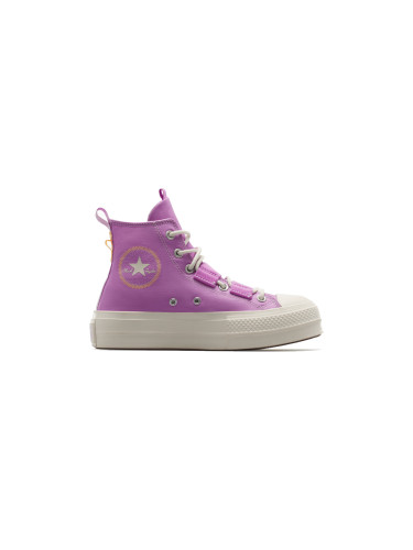 Converse Chuck Taylor All Star Lift Platform Nylon Жени - Спортни обувки Converse - Лилав - A07602C-5 - Size: 5