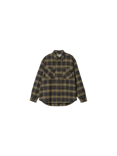 Carhartt WIP L/S Krenz Shirt Larch Мъже - Риза Carhartt WIP - Кафяв - I032271_1PC_XX-L - Size: L