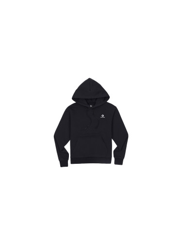 Converse W Embroidered Star Chevron Pullover Hoodie Жени - Суитшърти и блузи с качулка Converse - Черен - 10019442-A01-XS - Size: XS