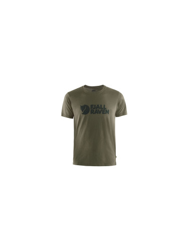 Fjällräven Logo T-Shirt M Green F87310-633 Мъже - Тениски Fjällräven - Зелен - F87310-633-S - Size: S