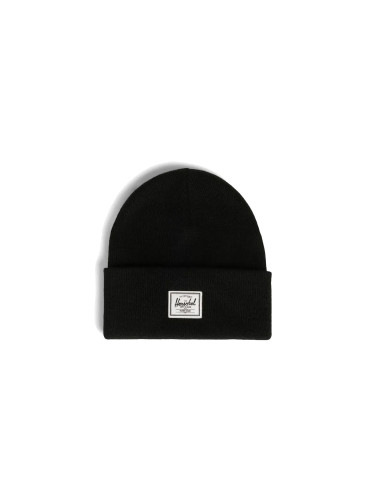 Herschel Supply Elmer Beanie Black Unisex - Шапки Herschel Supply - Черен - 1065-0001-One-size - Size: One size