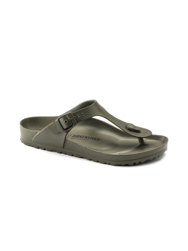 Birkenstock Gizeh EVA Khaki Regular Fit Unisex - Сандали Birkenstock - Зелен - 1019143-11.5 - Size: 11.5