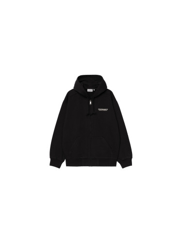 Carhartt WIP Hooded Runaway Sweat Jacket Black Мъже - Суитшърти и блузи с качулка Carhartt WIP - Черен - I034414_K02_06-L - Size: L