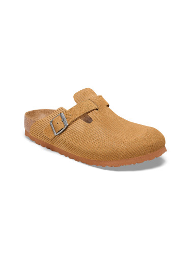 Birkenstock Boston Suede Embossed Regular Fit Brown Жени - Сандали Birkenstock - Кафяв - 1025647-7 - Size: 7