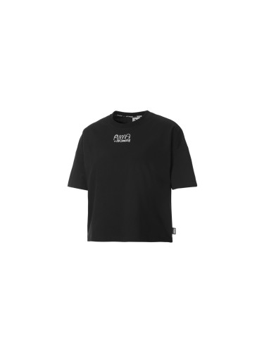 Puma x Mr Doodle Women´s Loose Tee Black Жени - Тениски Puma - Черен - 530659-01-L - Size: L