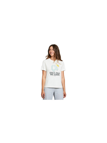 Dedicated T-shirt Mysen All We Have Off-White Жени - Тениски Dedicated - Бял - 18310-S - Size: S