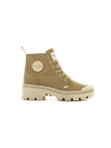 Palladium Pallabase Twill Green 96907-204-M Жени - Обувки Palladium - Зелен - 96907-204-M-4 - Size: 4