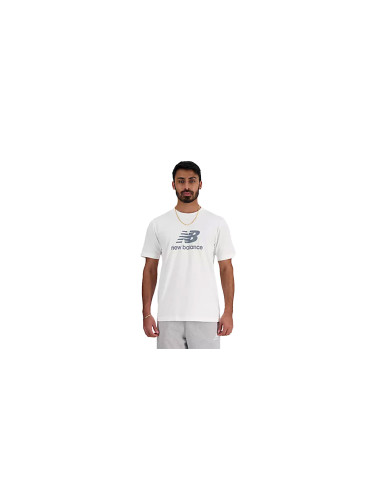 New Balance Sport Essentials Logo T-Shirt White Мъже - Тениски New Balance - Бял - MT41502WT-M - Size: M