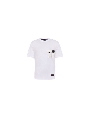 Caterpillar Multipocket T-Shirt White Мъже - Тениски Caterpillar - Бял - 2511870-WIT-S - Size: S