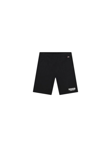 Champion X Stranger Things Unisex Shorts Black Мъже - Шорти Champion - Черен - 217782-KK001-M - Size: M