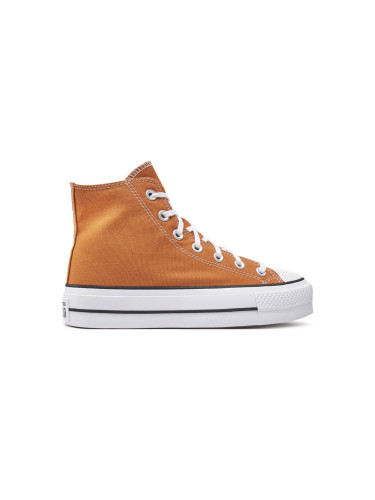 Converse Chuck Taylor All Star Canvas Platform Brown A11537C Жени - Спортни обувки Converse - Кафяв - A11537C-4.5 - Size: 4.5