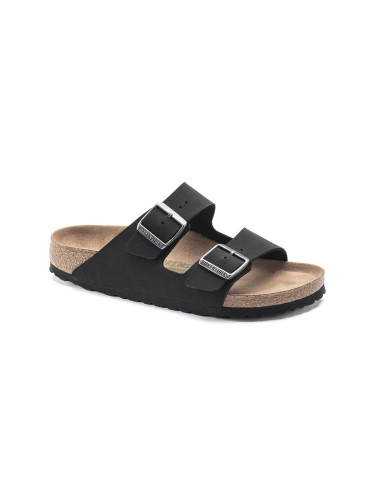 Birkenstock Arizona Vegan Birko-Flor Nubuck Narrow Fit Unisex - Сандали Birkenstock - Черен - 1019057-5 - Size: 5