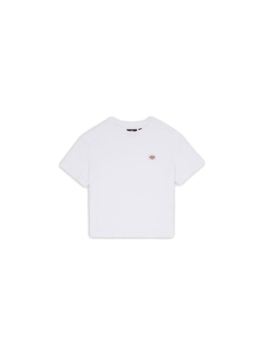 Dickies Oakport Cropped T-Shirt W White Жени - Тениски Dickies - Бял - DK0A4Y8L-WHX-L - Size: L