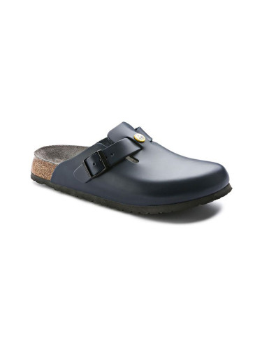 Birkenstock Boston ESD Natural Leather Narrow Fit Blue Жени - Сандали Birkenstock - Син - 61388-3.5 - Size: 3.5