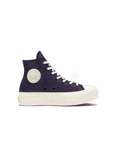 Converse Chuck Taylor All Star Lift Platform Tonal Jacquard Жени - Спортни обувки Converse - Син - A00887C-6.5 - Size: 6.5