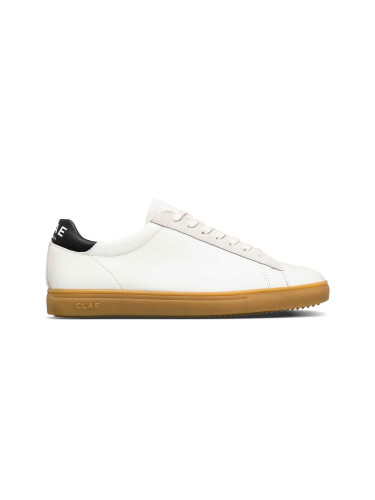 Clae Bradley White Black Light Gum Мъже - Спортни обувки Clae - Бял - CL24ABR03-WBLG-10 - Size: 10