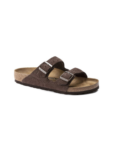 Birkenstock Arizona Nubuck Leather Narrow Fit Мъже - Сандали Birkenstock - Кафяв - 1022555-10.5 - Size: 10.5