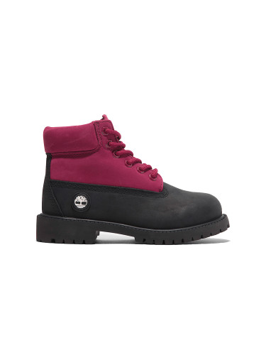 Timberland 6 In Premium WP Boot Junior Black Nubuck Pink Жени,Деца - Обувки Timberland - Розов - A6BET-ELJ-3.5 - Size: 3.5