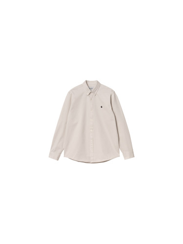 Carhartt WIP L/S Madison Cord Shirt Moonbeam Мъже - Риза Carhartt WIP - Бял - I023339_2DU_XX-S - Size: S