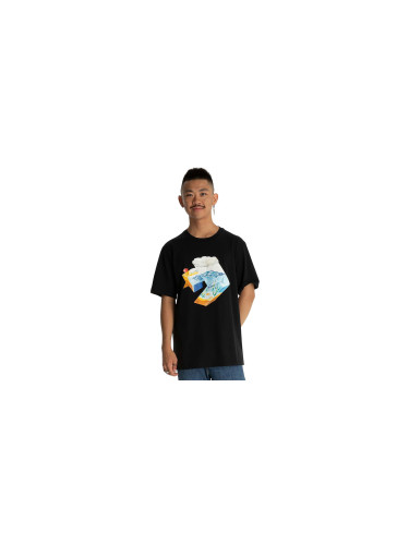 Converse Star Chevron Ocean T-Shirt Black Мъже - Тениски Converse - Черен - 10024746-A01-M - Size: M