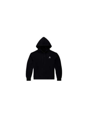 Converse Embroidered Star Chevron Pullover Hoodie Жени - Суитшърти и блузи с качулка Converse - Черен - 10020872-A01-XS - Size: XS