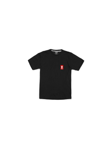 Chrome Industries Vertical Red Logo Tee Мъже - Тениски Chrome - Черен - AP-459-BKRD-NA-M - Size: M