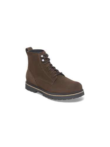 Birkenstock Highwood Lace Mid Women Suede Leather Narrow Fit Brown Жени - Обувки Birkenstock - Кафяв - 1028940-3.5 - Size: 3.5