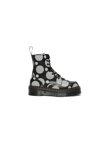 Dr. Martens Jadon Polka Dot Smooth Leather Platform Boots Жени - Обувки Dr. Martens - Черен - DM26882009-4 - Size: 4