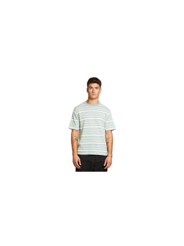 Dedicated Short Sleeve Knitted T-shirt Husum Mint Мъже - Тениски Dedicated - Зелен - 18540-M - Size: M