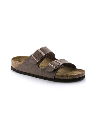 Birkenstock Arizona BF Nubuck Mocha Narrow Fit Unisex - Сандали Birkenstock - Кафяв - 151183-2.5 - Size: 2.5