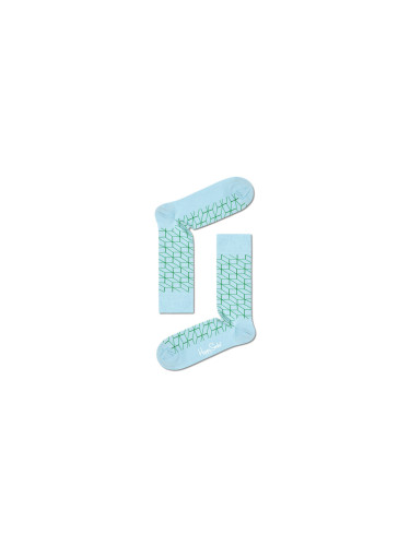 Happy Socks Filled Optic Blue Unisex - Чорапи Happy Socks - Син - FIO01-6005-4-7 - Size: 4-7