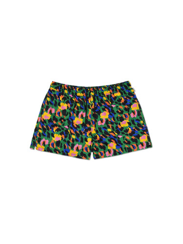 Happy Socks Leopard Swim Shorts Мъже - Шорти Happy Socks - Многоцветен - LEO116-7500-M - Size: M
