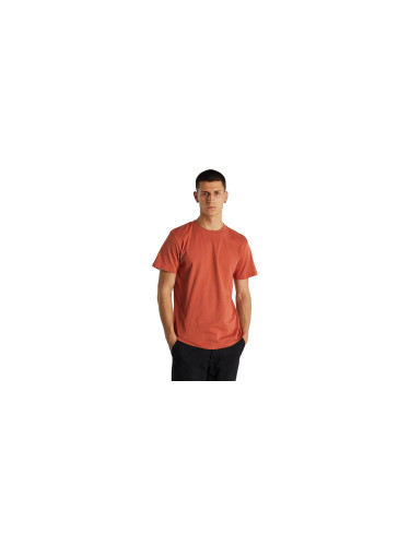 Dedicated T-shirt Stockholm Base Terracotta Red Мъже - Тениски Dedicated - Червен - 19377-L - Size: L