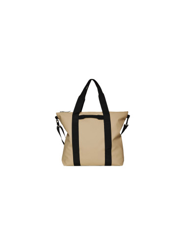 Rains Tote Bag Sand Unisex - Раници и чанти Rains - Светло кафяв - 14150-24-One-size - Size: One size
