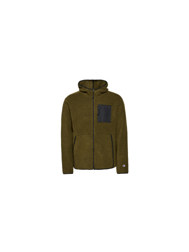Champion Hooded Full Zip Top Мъже - Суитшърти и блузи с качулка Champion - Зелен - 216723-GS556-M - Size: M