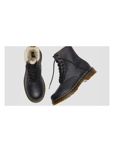 Dr. Martens 1460 Serena Faux Fur Lined Ankle Boots Жени - Обувки Dr. Martens - Черен - DM21797001-3 - Size: 3