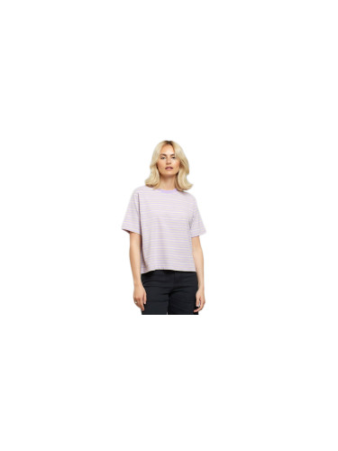 Dedicated T-shirt Vadstena Rose Purple/Vanilla White Жени - Тениски Dedicated - Лилав - 20773-S - Size: S
