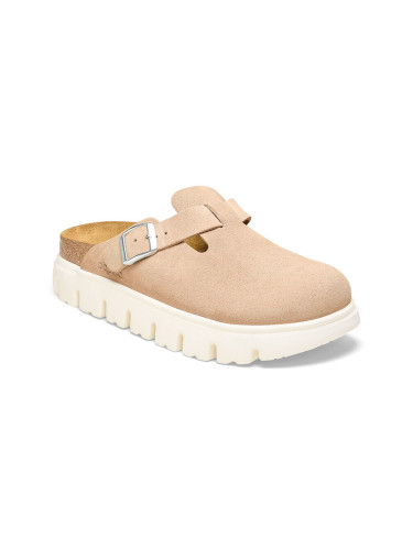 Birkenstock Boston Chunky Suede Leather Narrow Fit Light Brown Жени - Сандали Birkenstock - Светло кафяв - 1026176-8 - Size: 8