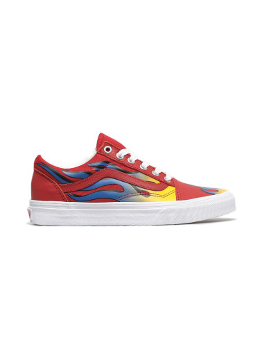 Vans Old Skool Racer Red Unisex - Спортни обувки Vans - Многоцветен - VN0A3WKT4RQ-4 - Size: 4