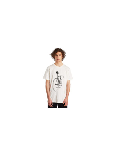 Dedicated T-shirt Stockholm Pencil Bike Off-White Мъже - Тениски Dedicated - Бял - 18060-XL - Size: XL