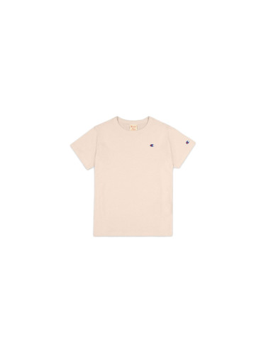 Champion Crewneck C logo T-shirt Жени - Тениски Champion - Светло кафяв - 113360_F20_YS094-M - Size: M