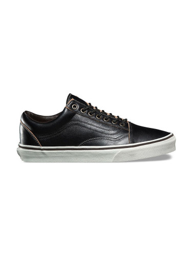 Vans Old Skool All Black Leather Unisex - Спортни обувки Vans - Черен - VA38G1OE6-3.5UK - Size: 3.5