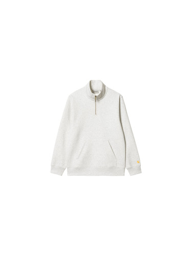 Carhartt WIP Chase Neck Zip Sweatshirt Ash Heather Мъже - Суитшърти и блузи с качулка Carhartt WIP - Сив - I033665_00J_XX-M - Size: M