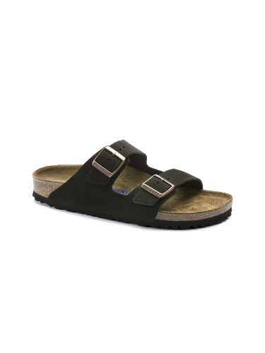 Birkenstock Arizona SFB VL Mocha Narrow Fit Unisex - Сандали Birkenstock - Черен - 951313-10.5 - Size: 10.5