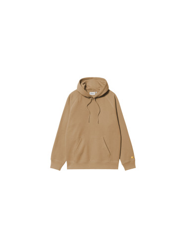 Carhartt WIP Hooded Chase Sweat Peanut Мъже - Суитшърти и блузи с качулка Carhartt WIP - Светло кафяв - I033661_2GQ_XX-M - Size: M