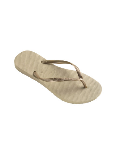Havaianas Slim Sand Grey/Light Golden Жени - Спортни обувки Havaianas - Светло кафяв - H4000030-2719P-41/42 - Size: BRA-41/42