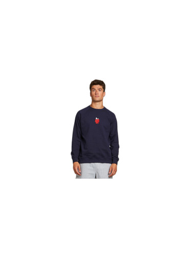 Dedicated Sweatshirt Malmoe Doghouse Navy Мъже - Тениски Dedicated - Син - 18178-M - Size: M