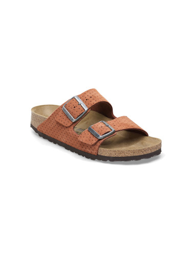 Birkenstock Arizona BS Suede Embossed Regular Fit Unisex - Сандали Birkenstock - Оранжев - 1026985-7.5 - Size: 7.5