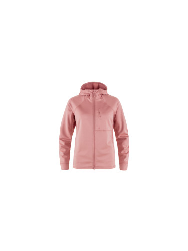 Fjällräven Abisko Grid Fleece Hoodie W Pink Жени - Суитшърти и блузи с качулка Fjällräven - Розов - F14600184-300-M - Size: M